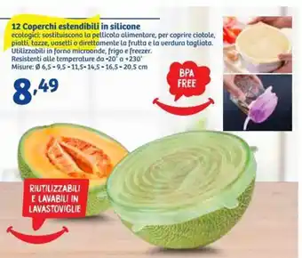 In'S Mercato 12 Coperchi estendibili in silicone offerta