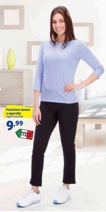 In'S Mercato Pantalone donna a sigaretta offerta