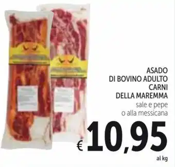 Spazio Conad Della Maremma Asado di Bovino Adulto Carni offerta