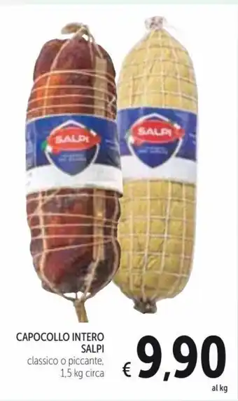 Spazio Conad Salpi Capocollo Intero 1,5 kg offerta
