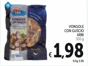 Spazio Conad Arbi Vongole Con Guscio 500 g offerta