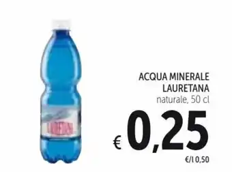 Spazio Conad Lauretana Acqua Minerale 50 cl offerta
