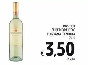 Spazio Conad Fontana Candida Frascati Superiore DOC 75 cl offerta