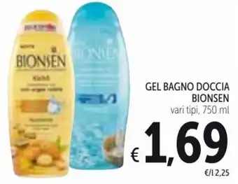 Spazio Conad Bionsen Gel Bagno Doccia 750 ml offerta