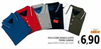 Spazio Conad Pierre Cardine Polo Uomo Manica Corta M-XXL offerta