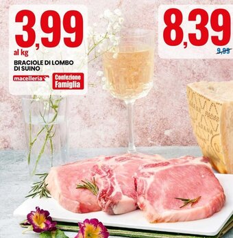 Eurospin Braciole di Lombo di Suino offerta