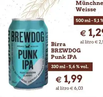 Famila Brewdog Punk IPA Birra 330ml offerta