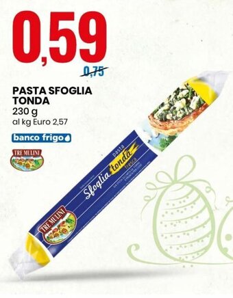 Eurospin Pasta Sfoglia Tonda 230 g offerta