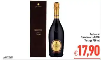 C+C Italmarket Berlucchi Franciacorta DOCG Vintage 750 ml offerta