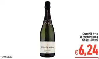 Cesarini Sforza le Premier Trento DOC Brut 750ml