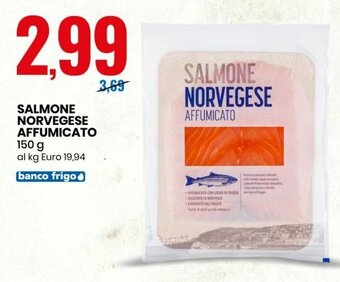 Eurospin Salmone Norvegese Affumicato 150 g offerta