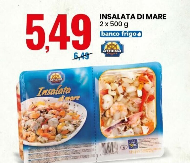 Athena Insalata di Mare 2 x 500 g offerta di Eurospin