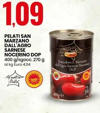 Pelati San Marzano Dall'Agro Sarnese Nocerino Dop 400 g/270 g