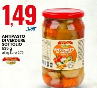 Eurospin Antipasto di Verdure Sottolio 535 g offerta