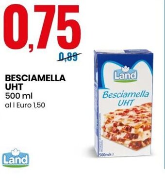 Eurospin Land Besciamella Uht 500 ml offerta