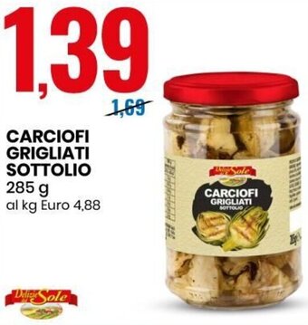 Eurospin Carciofi Grigliati Sottolio 285 g offerta
