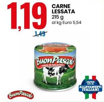 Eurospin Buon Pascolo Carne Lessata 215 g offerta