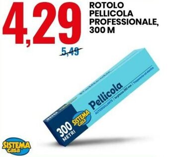 Eurospin Sistema Casa Rotolo Pellicola Professionale, 300 m offerta