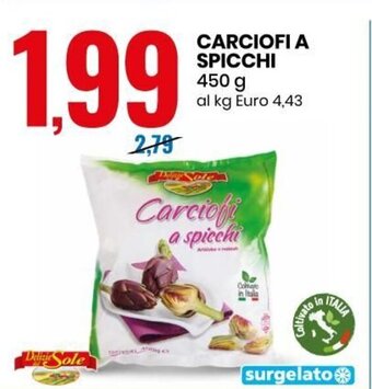 Eurospin Carciofi a spicchi 450 g offerta