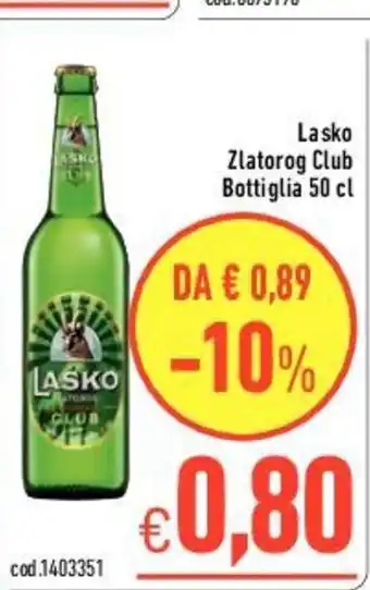 Lasko Zlatorog Club Bottiglia 50 cl