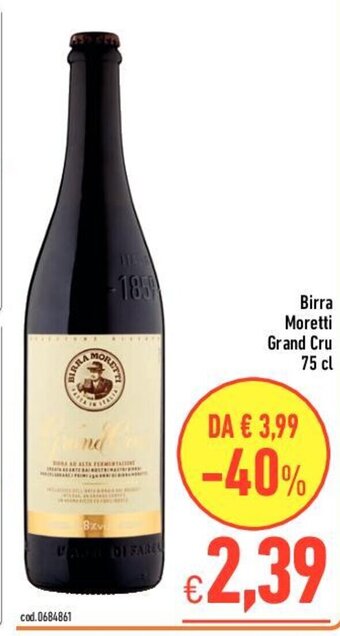 C+C Italmarket Birra Moretti Grand Cru 75 cl offerta