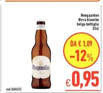 C+C Italmarket Hoegaarden Birra blanche belga bottiglia 33 cl offerta
