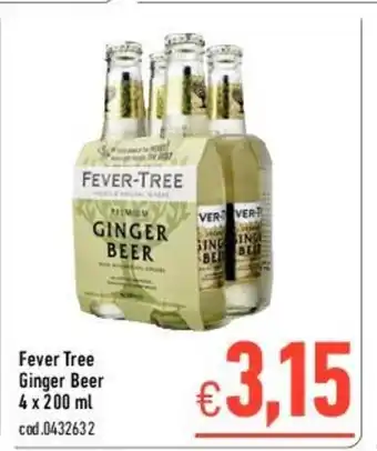 Fever Tree Ginger Beer 4 x 200 ml
