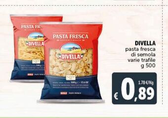 Deco Maxistore Divella pasta fresca di semola offerta