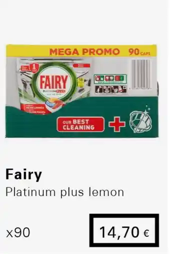 Iper Tosano Fairy Platinum plus lemon x90 offerta