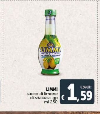 Succo di limone di siracusa igp limmi