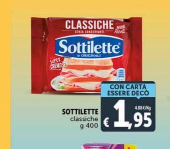 Deco Market Sottilette classiche g 400 offerta