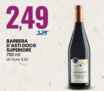 Eurospin Barbera D'Asti DOCG Superiore 750 ml offerta