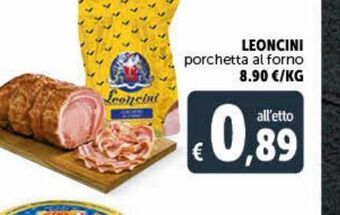Leoncini porchetta al forno