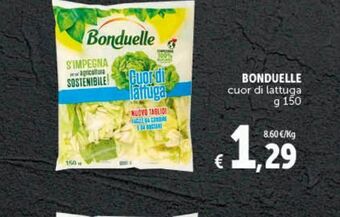 Deco Superstore Bonduelle cuor di lattuga g 150 offerta