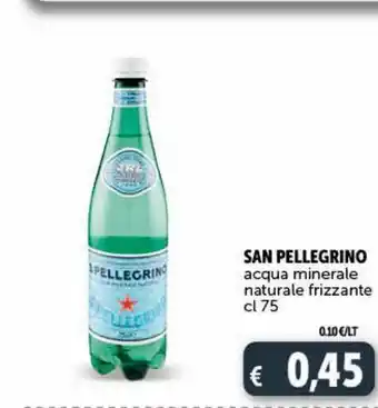 Deco Superstore Acqua mineral naturale frizzante cl 75 san pellegrino offerta