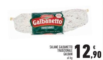 Conad Galbani Salame Galbanetto Tradizionale offerta