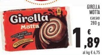 Conad Motta Girella cacao 280 g offerta