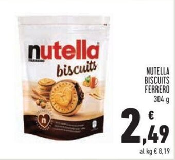 Conad Ferrero Nutella Biscuits 304 g offerta