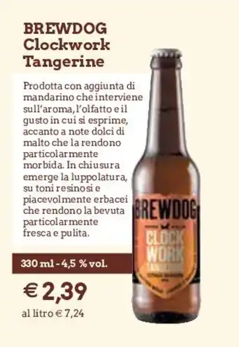 Famila Brewdog Clockwork Tangerine 330ml offerta