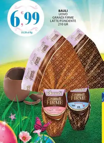 Sisa Bauli Uovo Grandi Firme Latte/Fondente 210 gr offerta