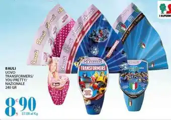 Sisa Bauli Uovo Transformers/You Pretty/Nazionale 240 gr offerta