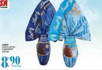 Sisa Lindt Uovo Latte/Fondente 270 gr offerta