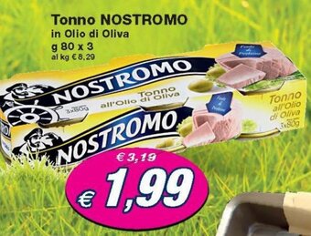 Prix Quality Nostromo Tonno in Olio di Oliva 80 g x 3 offerta