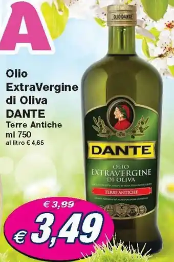 Prix Quality Dante Olio ExtraVergine di Oliva Terre Antiche 750 ml offerta