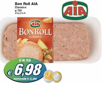 Prix Quality AIA Bon Roll Classico 750 g offerta