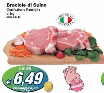 Prix Quality Braciole Di Suino Confezione Famiglia offerta