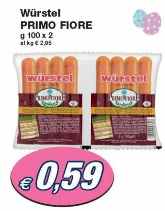 Prix Quality Primo Fiore Würstel 100 g x 2 offerta