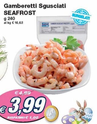 Prix Quality Seafrost Gamberetti Sgusciati 240 g offerta