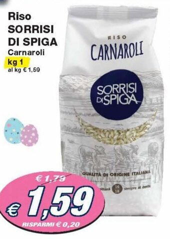 Sorrisi di Spiga Riso Carnaroli 1 kg