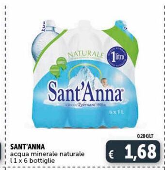 Deco Maxistore Sant'anna acqua minerale naturale offerta